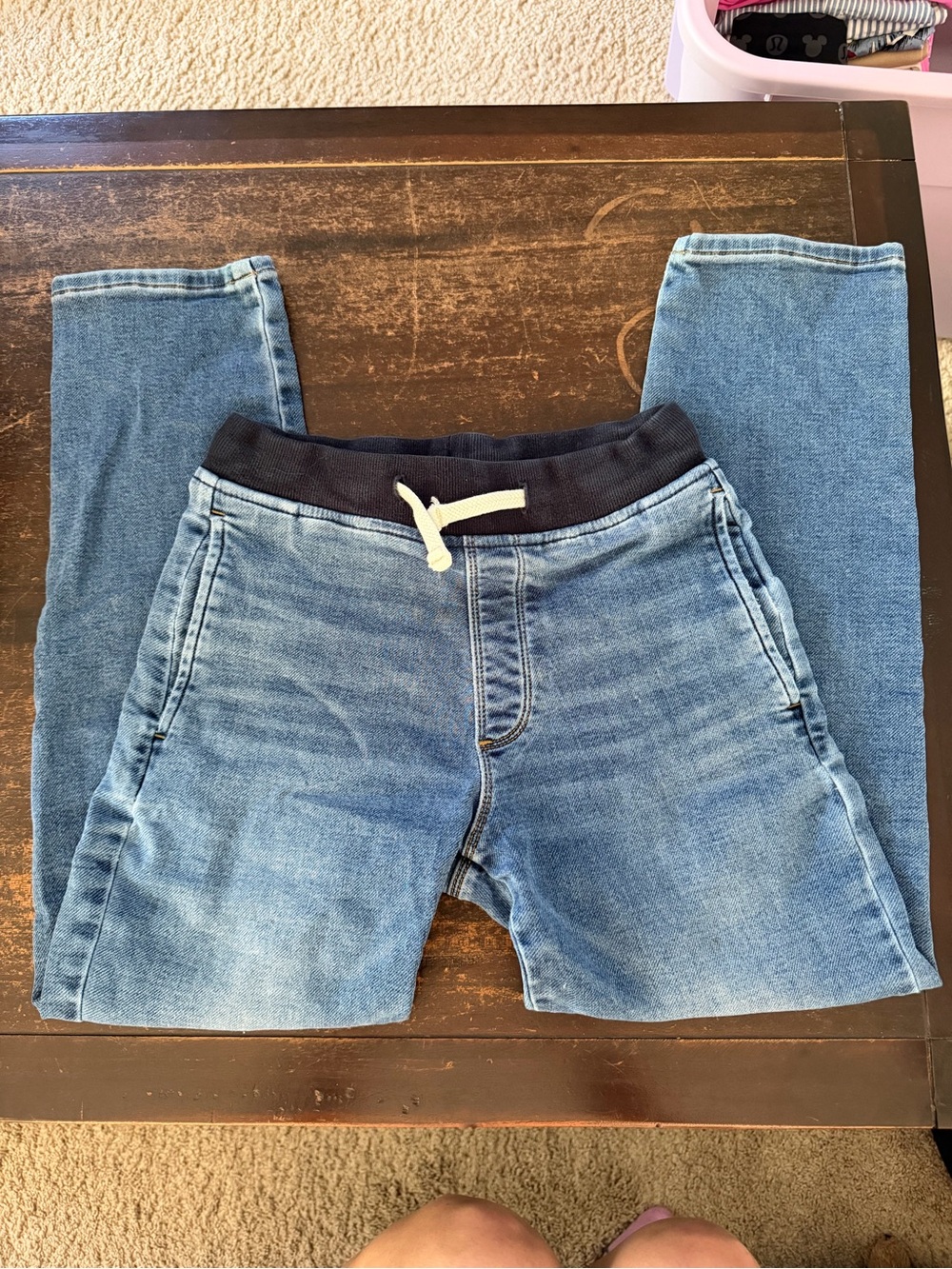 Crewcuts Boys Denim Jeans with Drawstring Waist Size 10